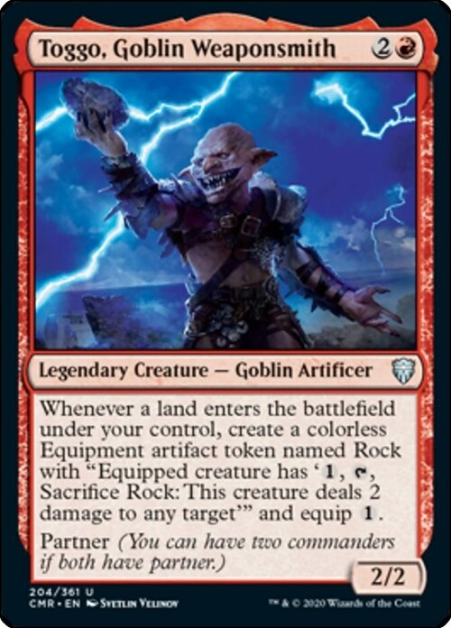 Toggo, Goblin Weaponsmith Card Front