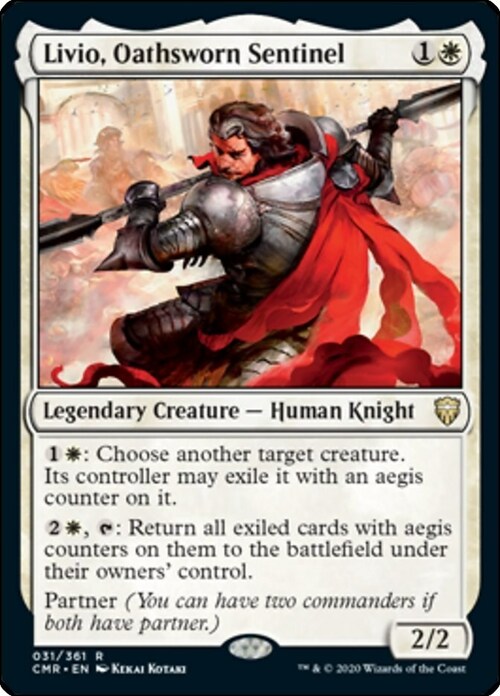 Livio, Oathsworn Sentinel Card Front