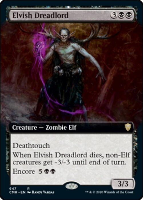 Elvish Dreadlord Card Front