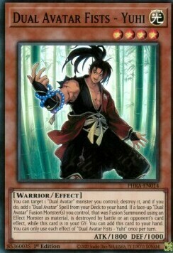 Dual Avatar Fists - Yuhi Card Front