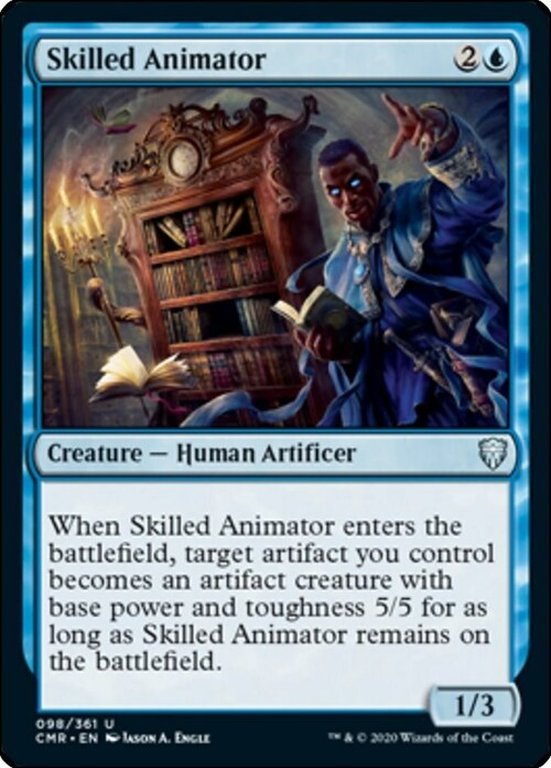 Skilled Animator Card Front