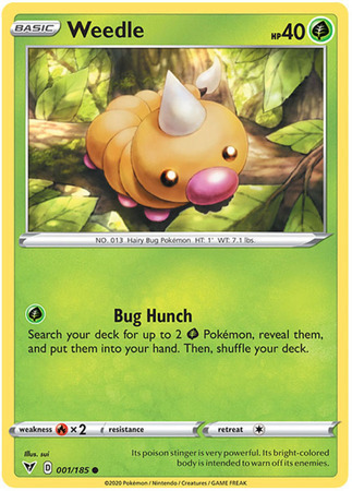 Weedle Card Front