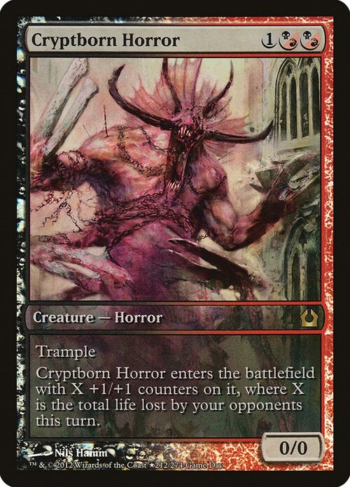 Cryptborn Horror Card Front