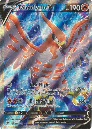 Talonflame V Card Front