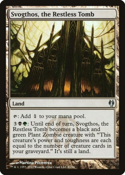 Svogthos, the Restless Tomb Card Front