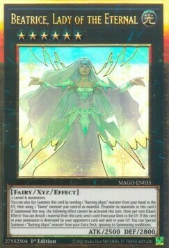 Beatrice, Lady of the Eternal Card Front