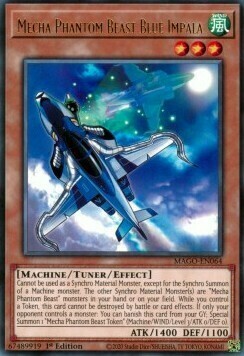 Mecha Phantom Beast Blue Impala Card Front