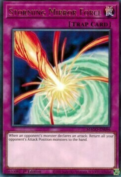 Storming Mirror Force Card Front