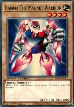 Gamma The Magnet Warrior Card Front