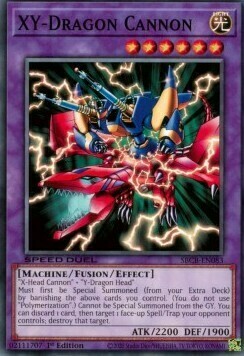 XY-Dragon Cannon Card Front