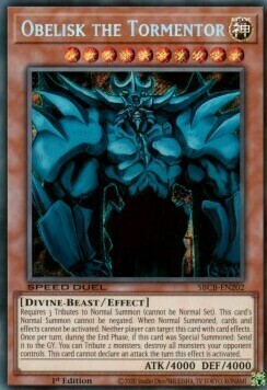 Obelisk the Tormentor Card Front