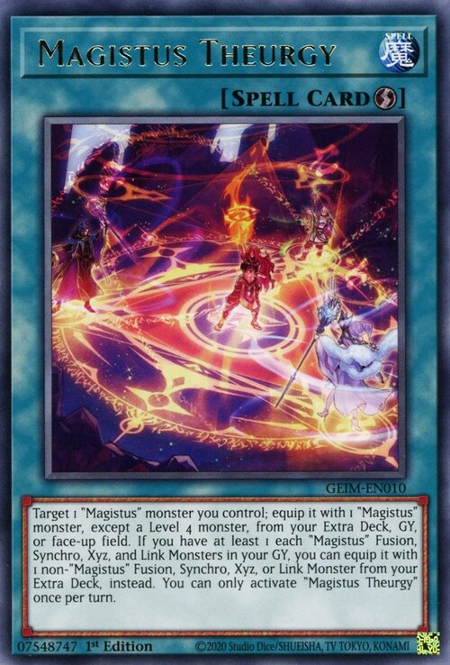 Magistus Theurgy Card Front