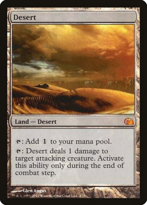 Desert Card Front