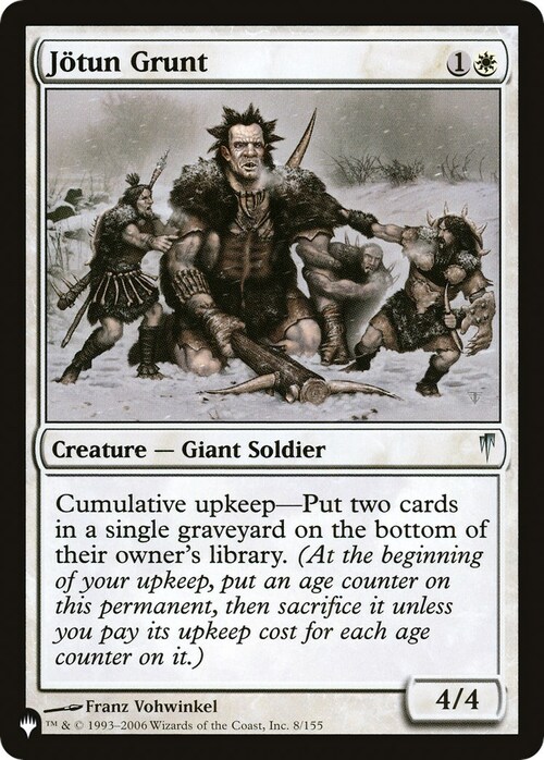 Jötun Grunt Card Front