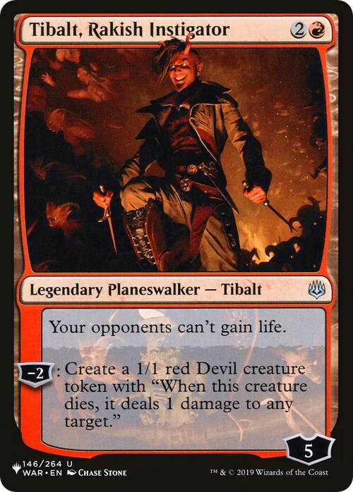 Tibalt, Rakish Instigator Card Front