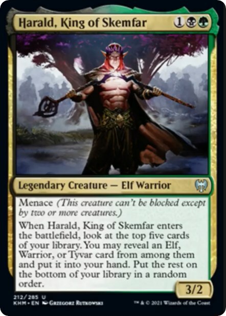 Harald, King of Skemfar Card Front