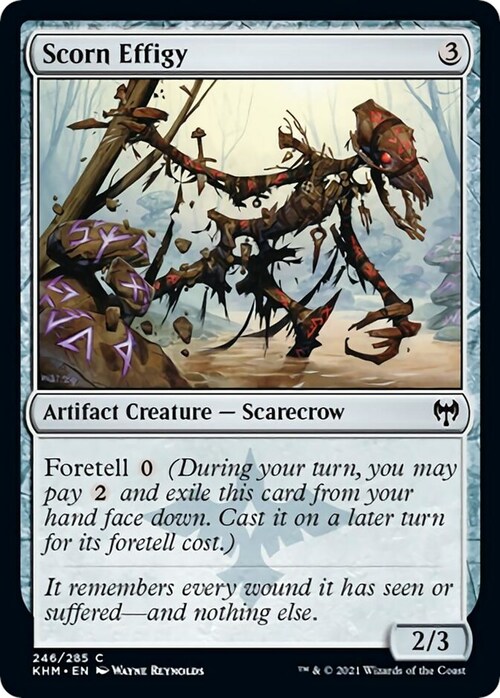 Scorn Effigy Card Front