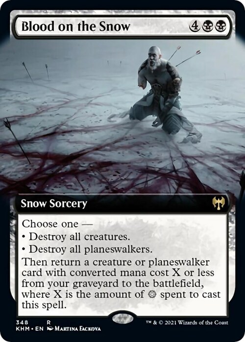 Blood on the Snow Card Front