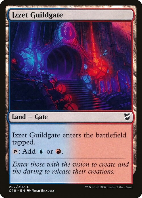 Izzet Guildgate Card Front