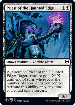 Priest of the Haunted Edge Card Front