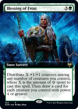 Blessing of Frost Card Front