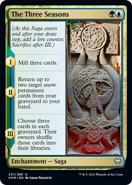 The Three Seasons Card Front