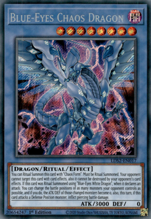 Blue-Eyes Chaos Dragon Card Front