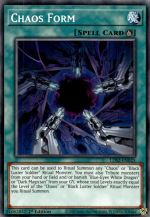 Chaos Form Card Front