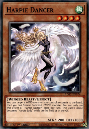 Harpie Dancer Card Front