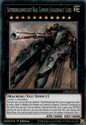 Superdreadnought Rail Cannon Juggernaut Liebe Card Front