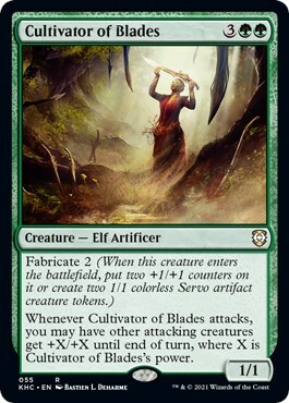 Cultivator of Blades Card Front