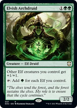 Elvish Archdruid Card Front