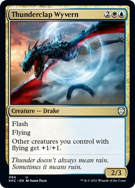 Thunderclap Wyvern Card Front