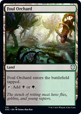 Foul Orchard Card Front