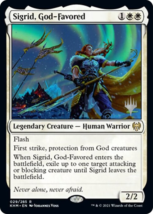 Sigrid, God-Favored Card Front