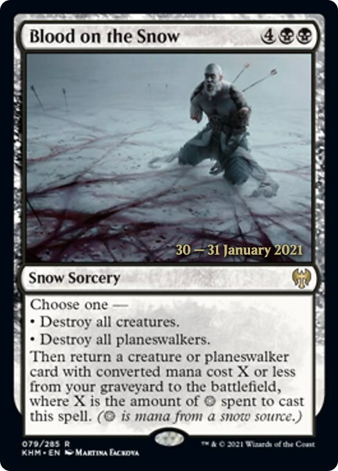 Blood on the Snow Card Front