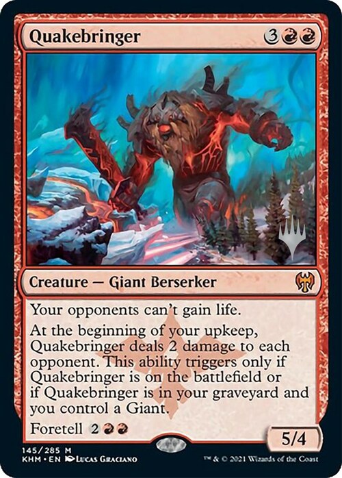 Quakebringer Card Front