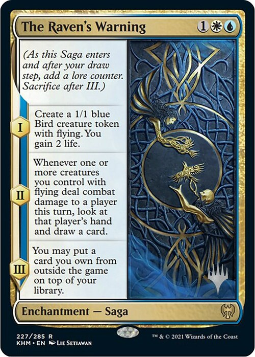 The Raven's Warning Card Front