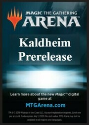 Arena Code Card Prerelease