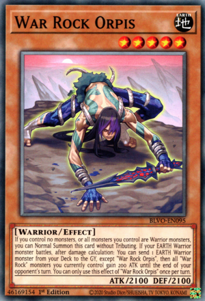 War Rock Orpis Card Front