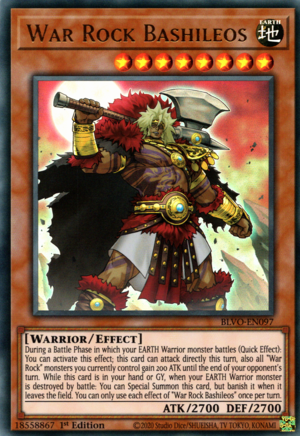 War Rock Bashileos Card Front