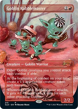 Goblin Rabblemaster Card Front