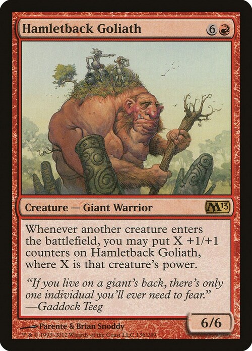 Hamletback Goliath Card Front