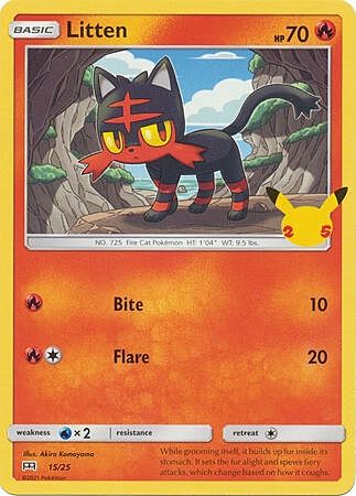 Litten [Morso | Fiammata] Card Front