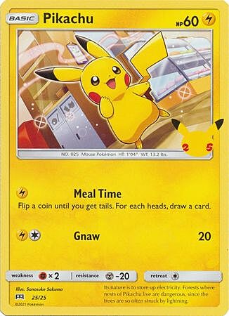 Pikachu Card Front