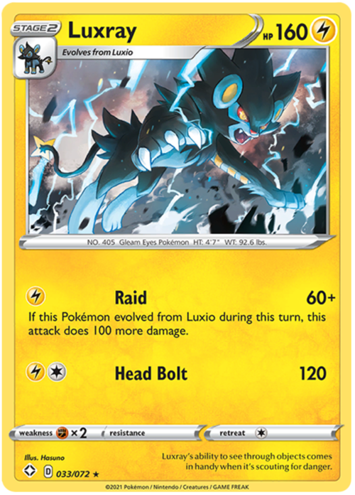 Luxray Card Front