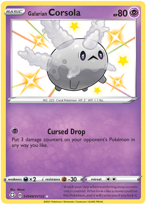 Galarian Corsola Card Front