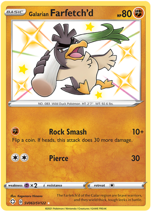 Galarian Farfetch'd Card Front