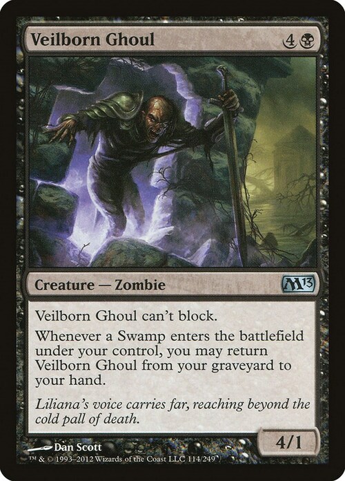 Veilborn Ghoul Card Front