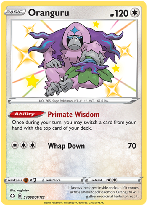 Oranguru Card Front